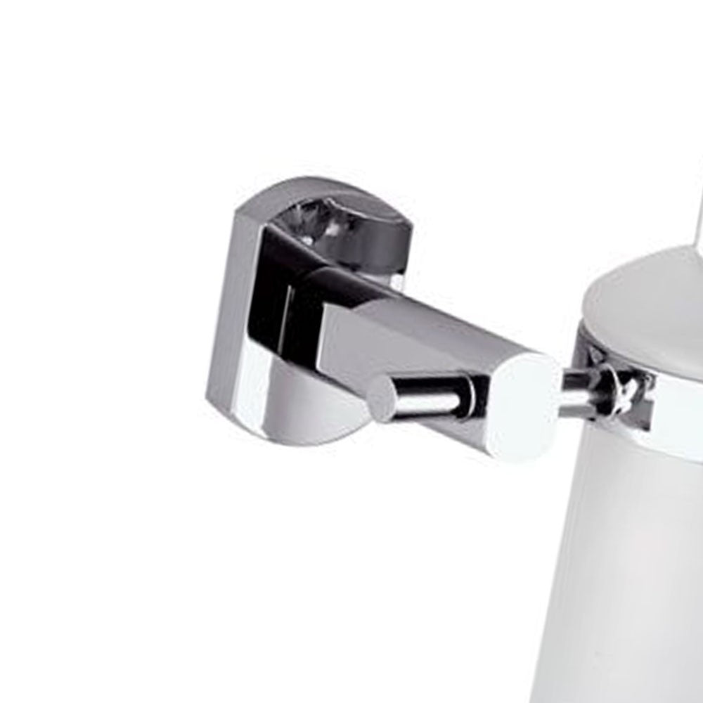 Dispenser in vetro bianco sabbiato - serie forma