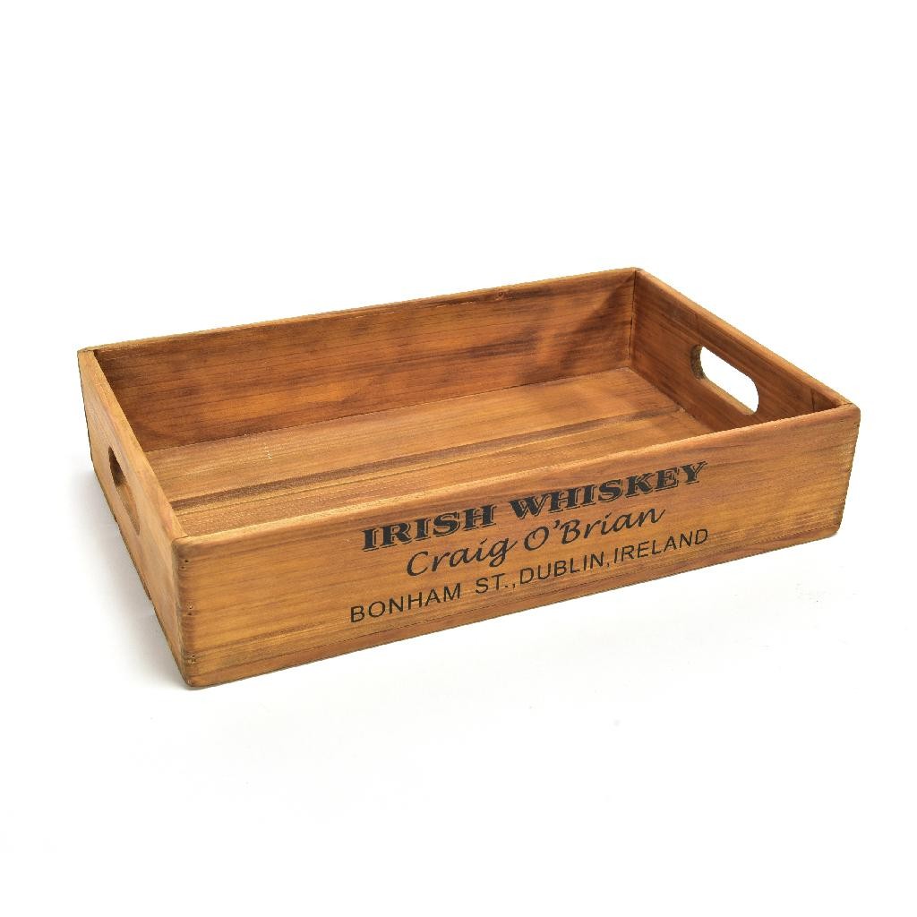 VASSOIO IN LEGNO 42X27XH10CM