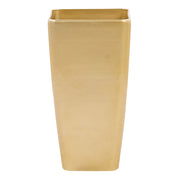 Vaso per piante Fioriera Gold Stone Mix Resistenza all'esterno Quadrato 30 x 57 cm per tutte le stagioni