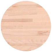 Piano per Tavolo | Superficie Tavolo | Piano Scrivania ?30x1,5 cm Rotondo in Legno Massello di Faggio