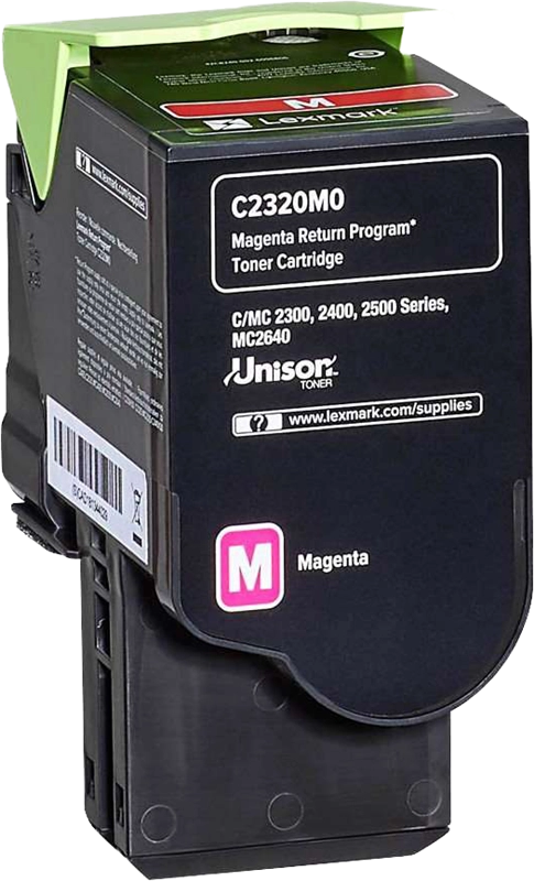 ORIGINAL Lexmark toner magenta C2320M0 C/MC2325/2425/2535 ~1000 Seiten