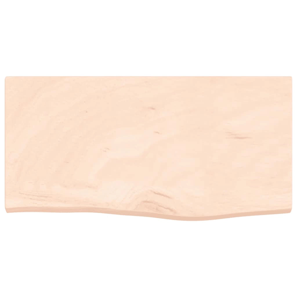 Piano Bagno 60x30x(2-4) cm in Legno Massello Non Trattatocod mxl 74444