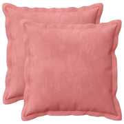 Cuscino con cuscino HOUTEN 2 pz Rosa Velluto 934627