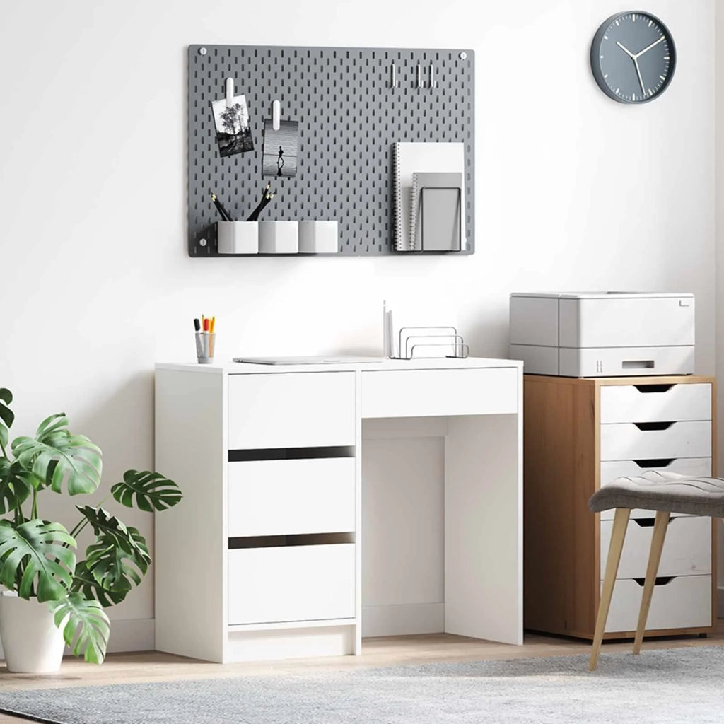 Scrivania Bianco 90 x 37.5 x 75 cm Legno multistrato 869490