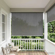 Tenda a Rullo Esterno Blocco UV 90% Grigio Chiaro 220 x 230 cm 42036137
