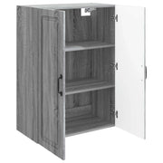 Armadietto a Muro | Mobiletto a muro Sonoma grigio 66 x 34,5 x 90 cm