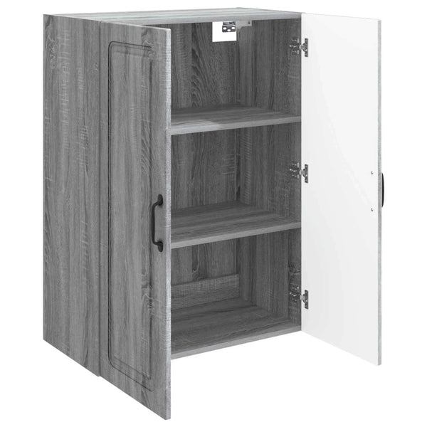 Armadietto a Muro | Mobiletto a muro Sonoma grigio 66 x 34,5 x 90 cm
