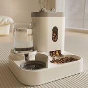 Automatico Alimentatore e Boccale d'Acqua per Animali da Corte 2 in 1 - Adatto per Cani e Gatti - Alimentatore Automatico - Boccale d'Acqua Automatico - Alimentatore per Animali da Corte - Boccale d'Acqua per Animali da Corte