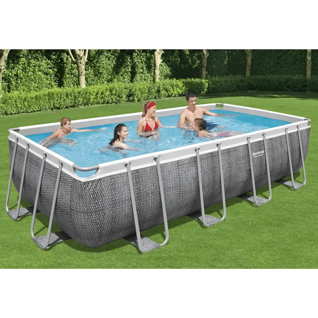 Bestway Set Piscina Rettangolare Power Steel 549x274x122 cm 3202573