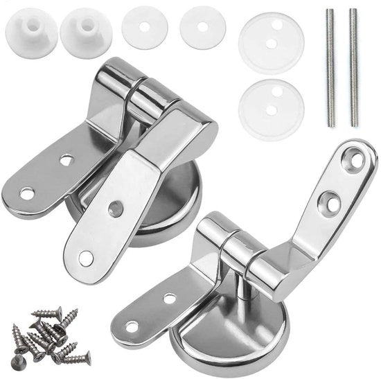 2 x Charniere per water di toiletto in rame, softclose, per sedute in legno, laccato, moderno