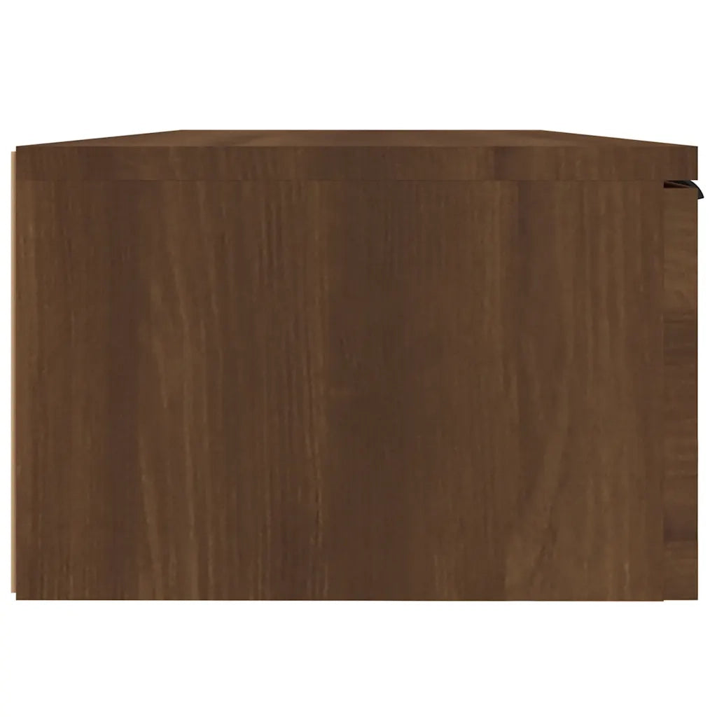 Armadietto a Muro | Mobile a Parete Rovere Marrone 68x30x20 cm Legno Multistrato