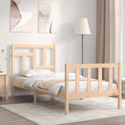 Giroletto senza Materasso-Struttura Letto 90x200 cm in Legno Massello di Pino 537937