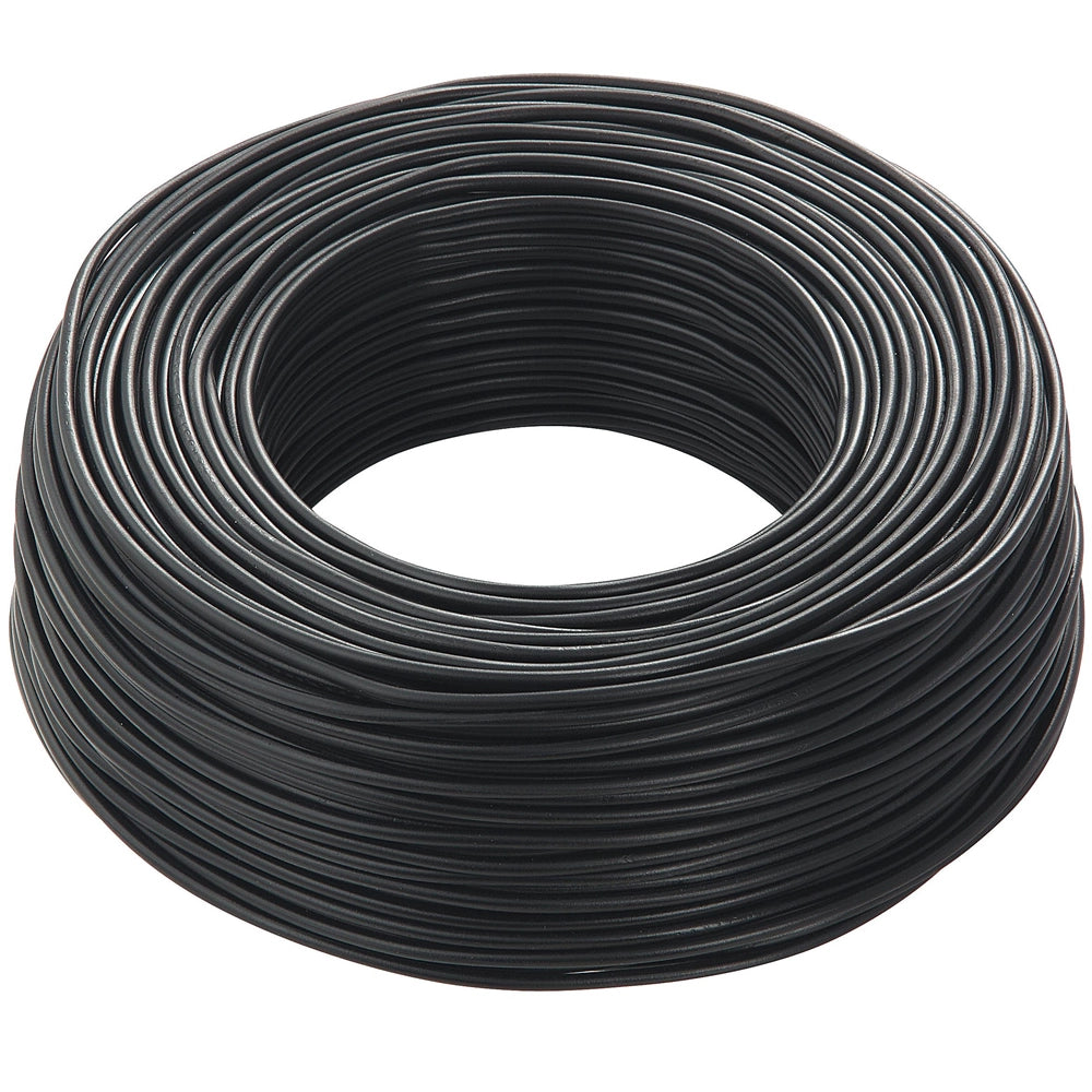 Cavo unipolare cordina unipolare antifiamma flessibile 1x4 mmq metri 100 no7v-k 05 nero