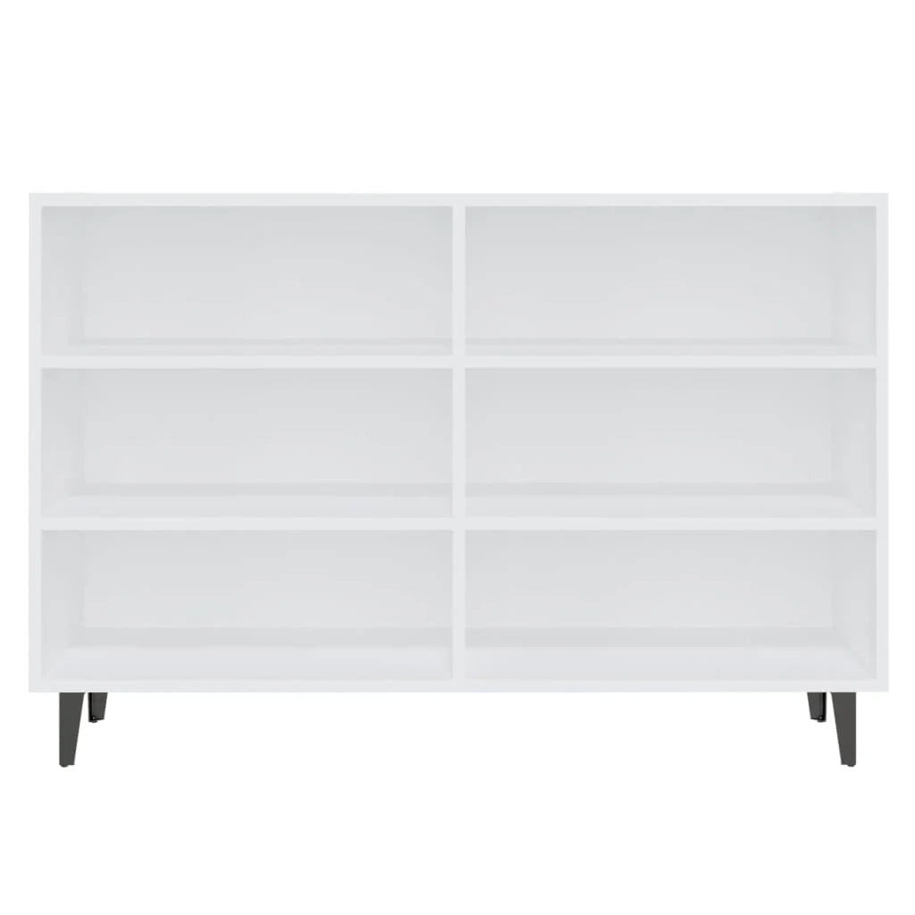 Buffet credenza cassettiera armadio mobile contenitore organizer per cucina soggiorno salotto 103,5 x 35 x 70 cm legno ingegnerizzato bianco 02_0030179