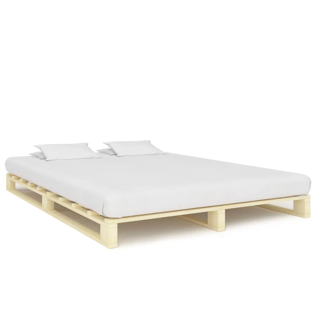 Giroletto in Pallet di Legno Massello di Pino 160x200 cm cod mxl 63866