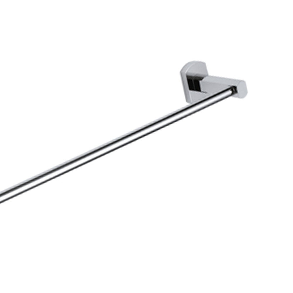 Portasalviette da muro 60 cm con supporti cromati - serie forma