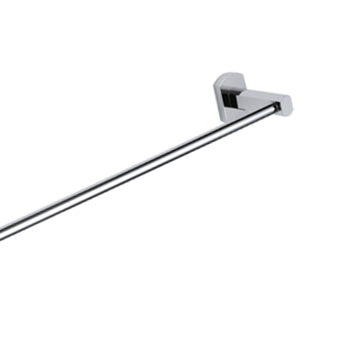 Portasalviette da muro 60 cm con supporti cromati - serie forma