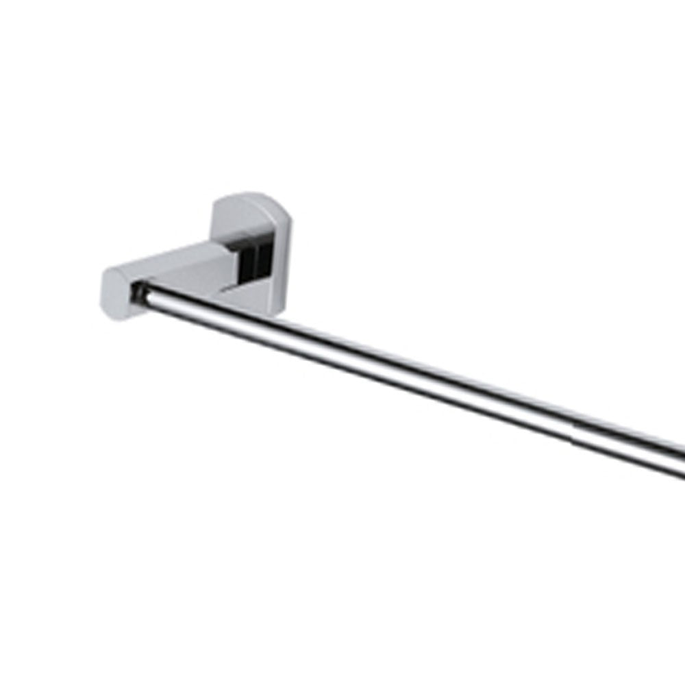 Portasalviette da muro 40 cm con supporti cromati - serie forma