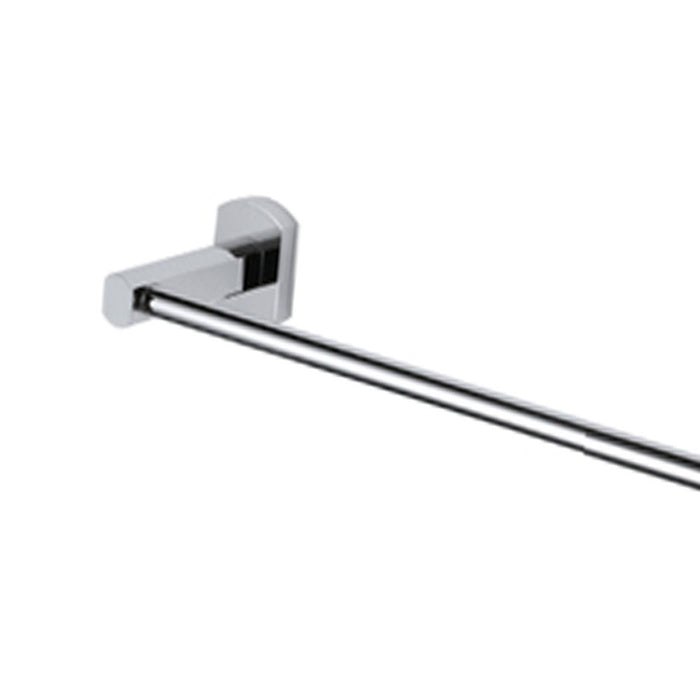 Portasalviette da muro 40 cm con supporti cromati - serie forma