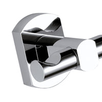 Doppio appendino cromato - serie forma