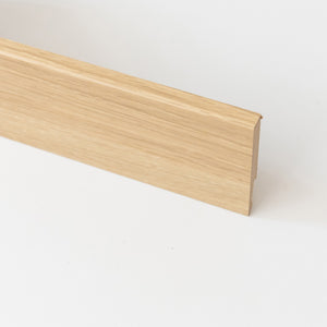 battiscopa in mdf rovere naturale mm.11/14x80x2400 cod:ferx.2220