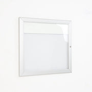 Bacheca con Apertura a Battente 51,5x48,7x2,3 cm in Alluminio Silver