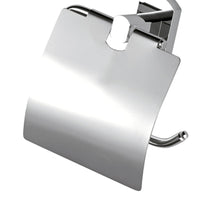 Portarotolo da muro cromato - serie forma