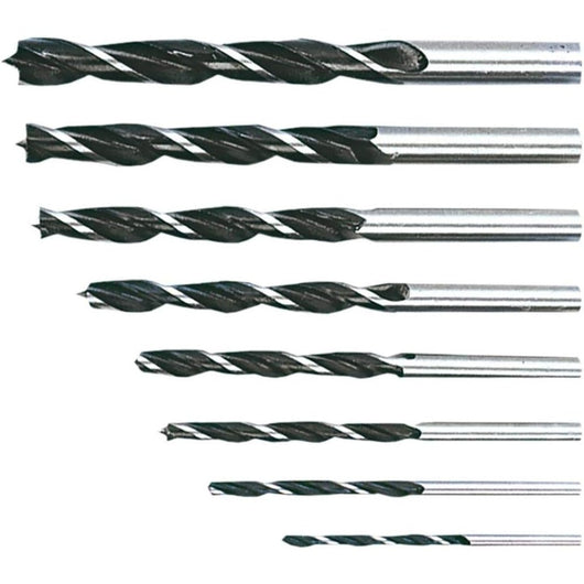 Topex 60h808 punte per trivella a da legno 3-10 mm 8 pezzi assor