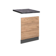 Pannello frontale Fame-Line Rovere dorato/Antracite 60 cm, PL Antracite Vicco
