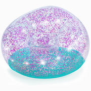 Trade Shop - Poltrona Pouf Gonfiabile Glitter Dream Per Bambini +6 Anni 114 X 112 X 66 Cm 75115 -
