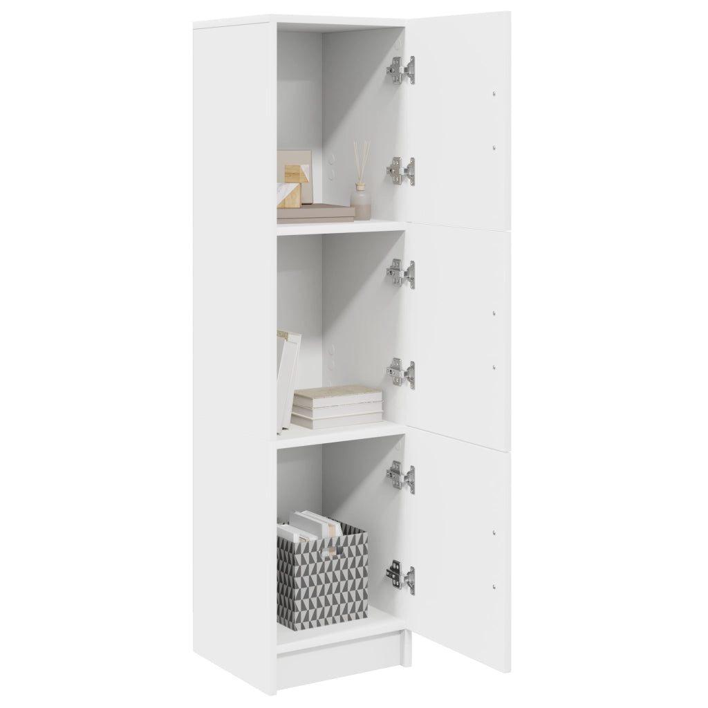 Sideboard Bianco Bianco Legno MDF Medio Sideboard Bianco