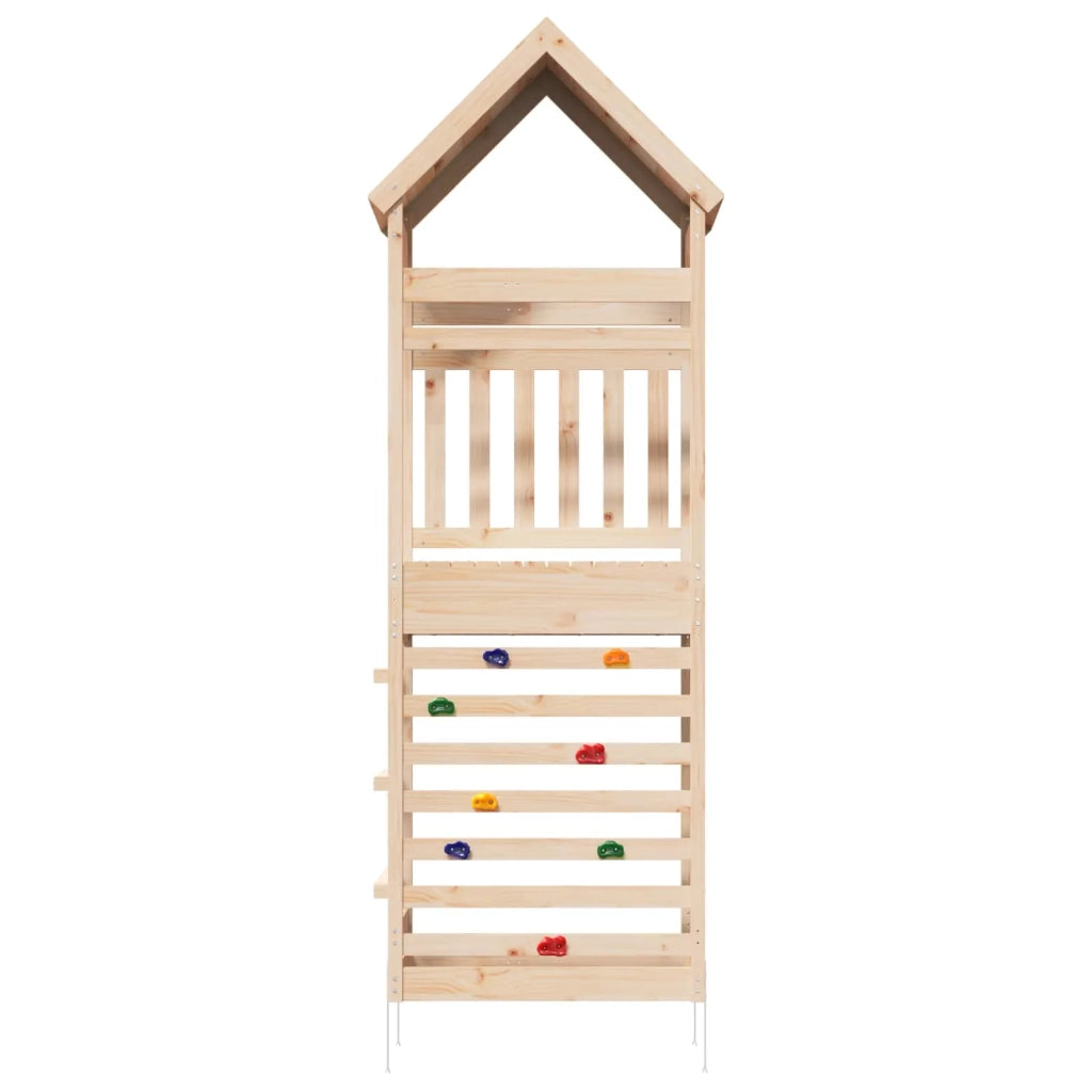 Torre da Gioco per Esterni Naturale Legno di pino massiccio 826532
