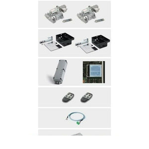 SET AUTOMAZIONE INTERRATA CANCELLI A BATTENTE CARDIN KT-HL2524PSB 805/HL2524PSB