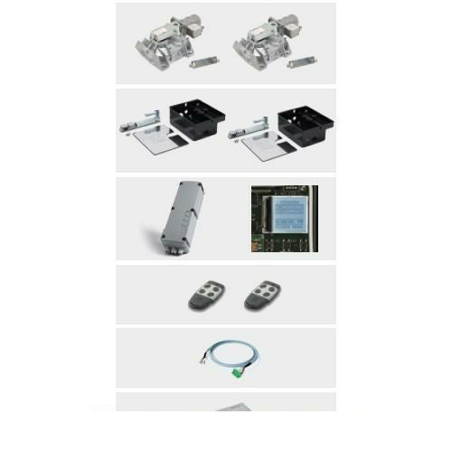SET AUTOMAZIONE INTERRATA CANCELLI A BATTENTE CARDIN KT-HL2524PSB 805/HL2524PSB