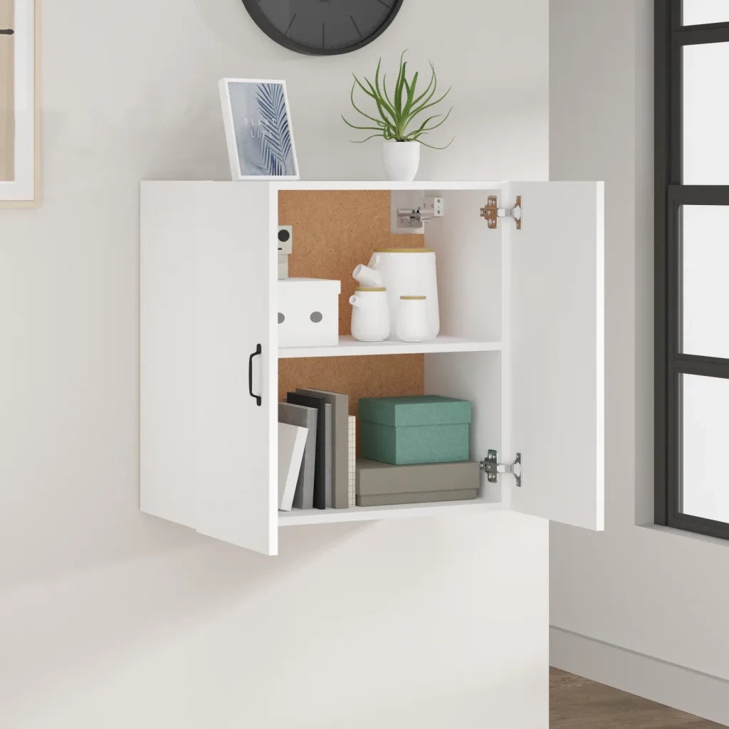 Armadietto a Muro Bianco 60x31x60 cm Legno Multistrato 812897