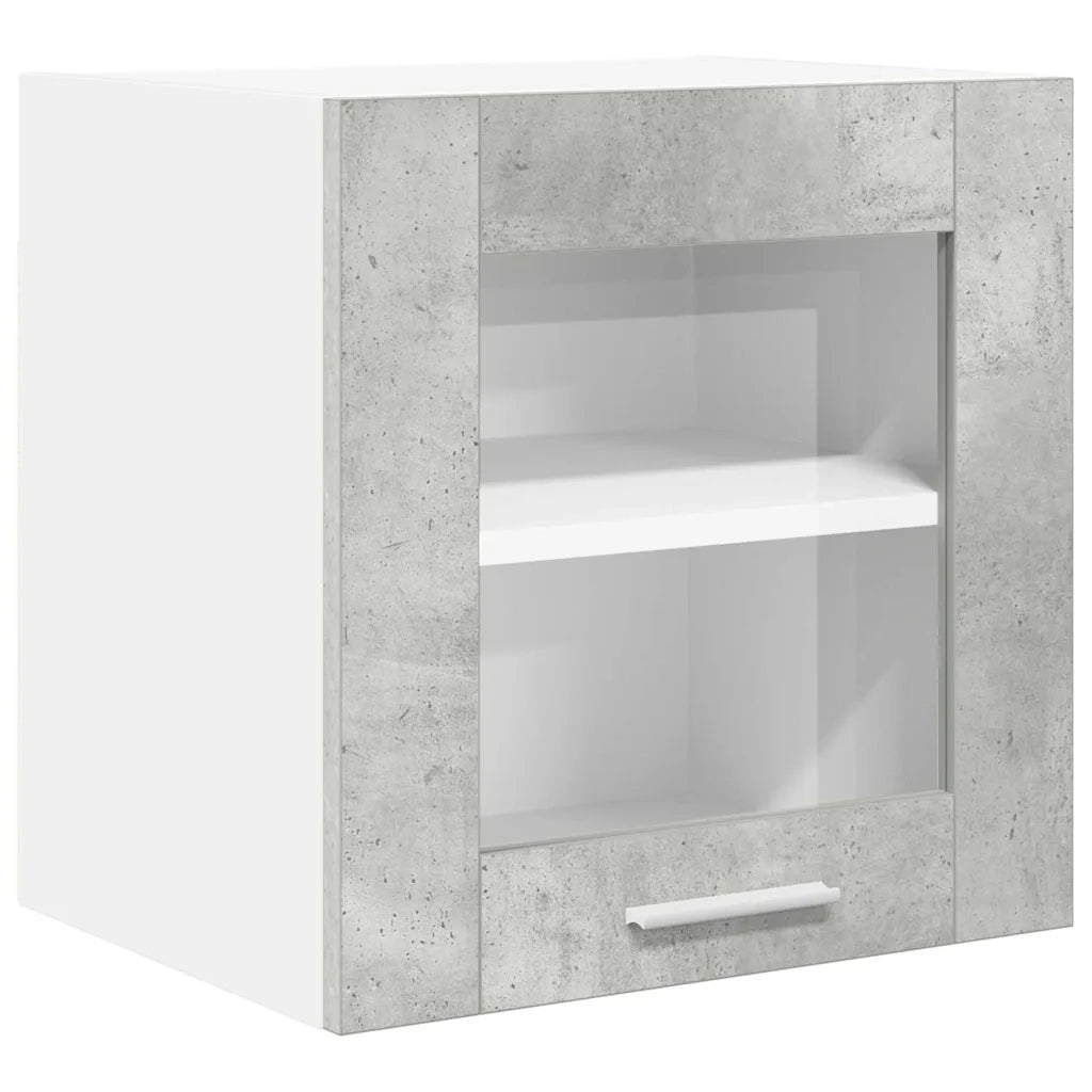 Armadio pensile Riga 2 pcs Grigio cemento 40 x 31 x 40 cm