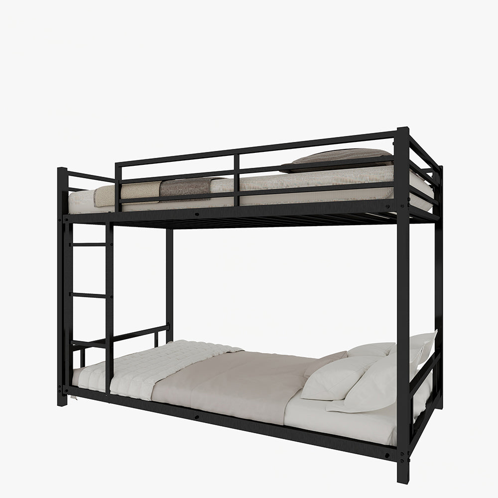 Letto metallico a castello - Xylo - struttura pesante, senza rete