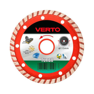 Topex 61h2t1 disco diamantato, 1 115 x 22,2 mm, turbo ds