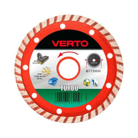 Topex 61h2t1 disco diamantato, 1 115 x 22,2 mm, turbo ds