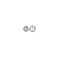 ADATTATORE TONDO RUOTA + CORONA COMPENSATA PER ERA M Ø 45 MM NICE 515.25004