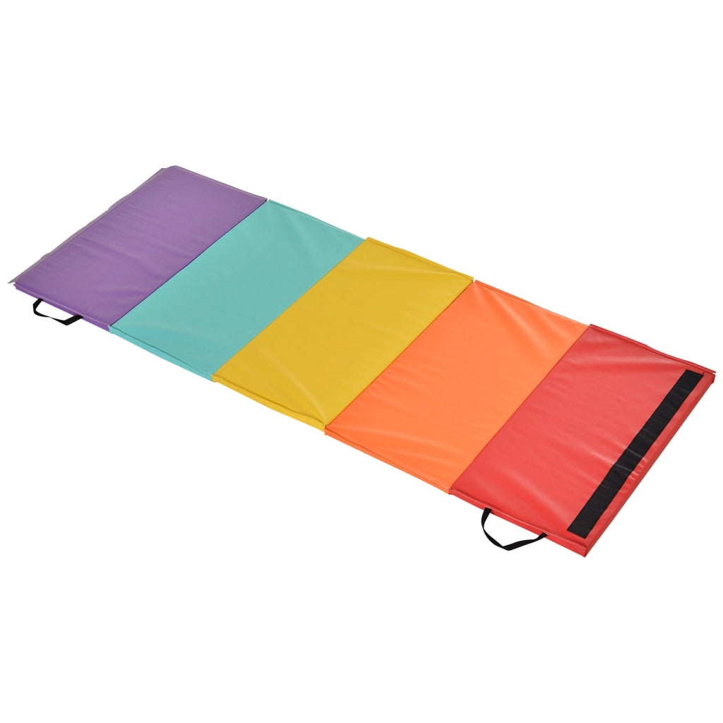 EasyComfort Tappetino Fitness per Palestra e Casa, 5 Pannelli Pieghevoli, 195x76x3cm