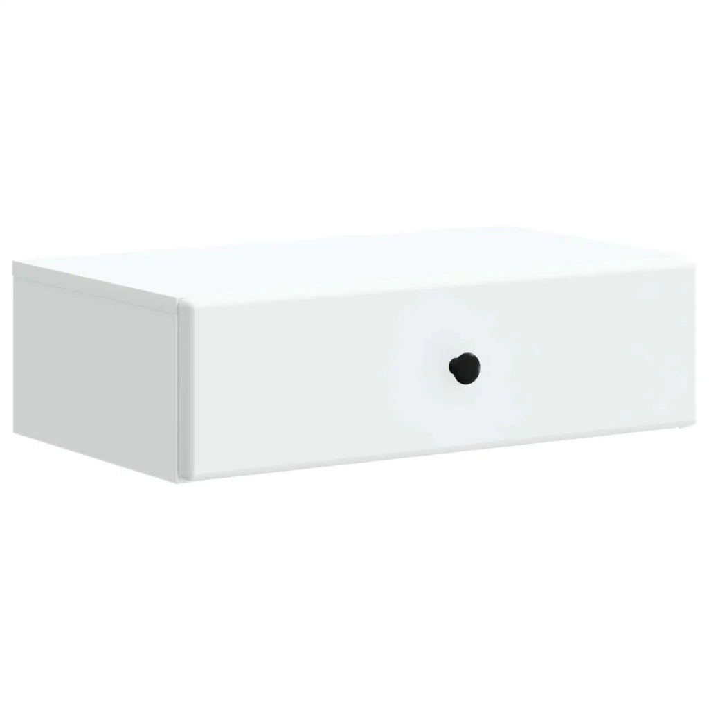 Tavolino da Parete Laterale Bianco 59 x 34,5 x 17 cm 899165