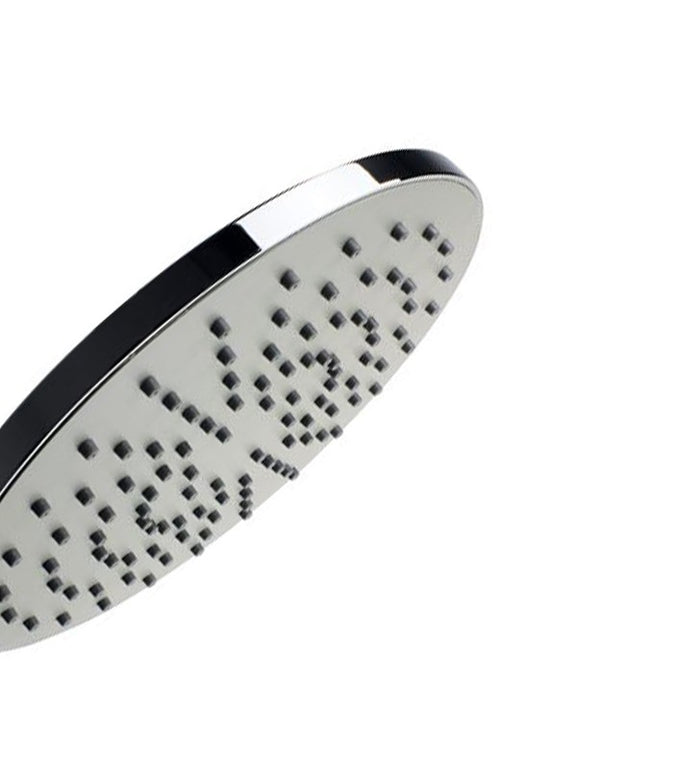 Soffione doccia a pioggia in abs cromato
