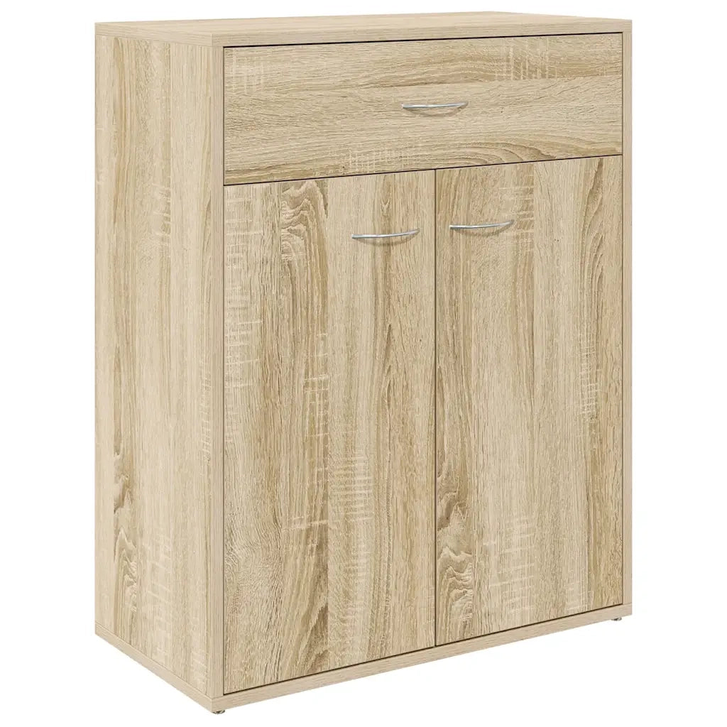 Credenza Rovere Sonoma 60x30x75 cm in Truciolato cod mxl 14795