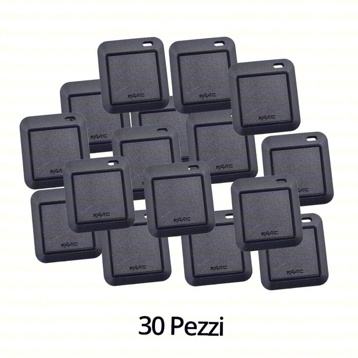 KEYTAG PER DATORI D'IMPULSO ELETTRONICI FAAC 401048 AUTOMAZIONE AUTOMATISMI 30PZ