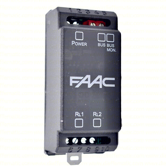 INTERFACCIA BUS-RELAY 2CH PER XTR B FAAC 790064 AUTOMAZIONE AUTOMATISMI GARANZIA