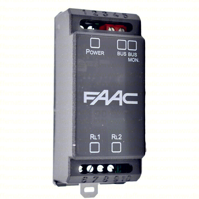 INTERFACCIA BUS-RELAY 2CH PER XTR B FAAC 790064 AUTOMAZIONE AUTOMATISMI GARANZIA