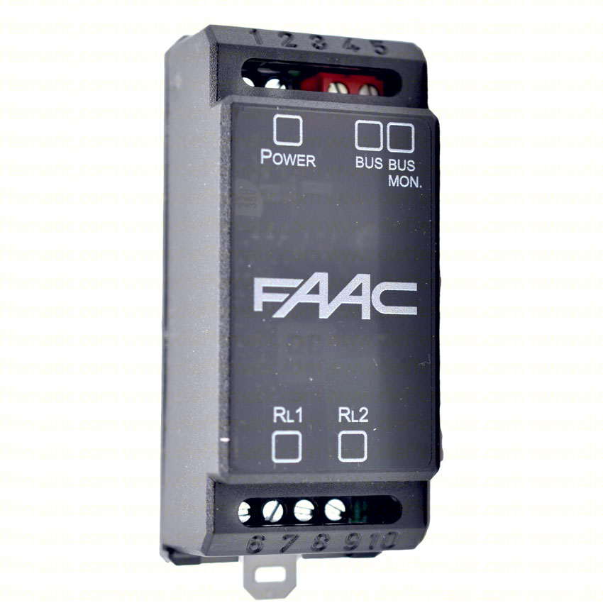 INTERFACCIA BUS-RELAY 2CH PER XTR B FAAC 790064 AUTOMAZIONE AUTOMATISMI GARANZIA