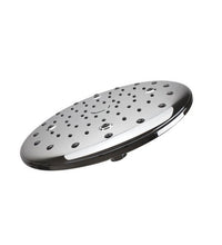 Soffione doccia con tasto centrale per cambio dei getti