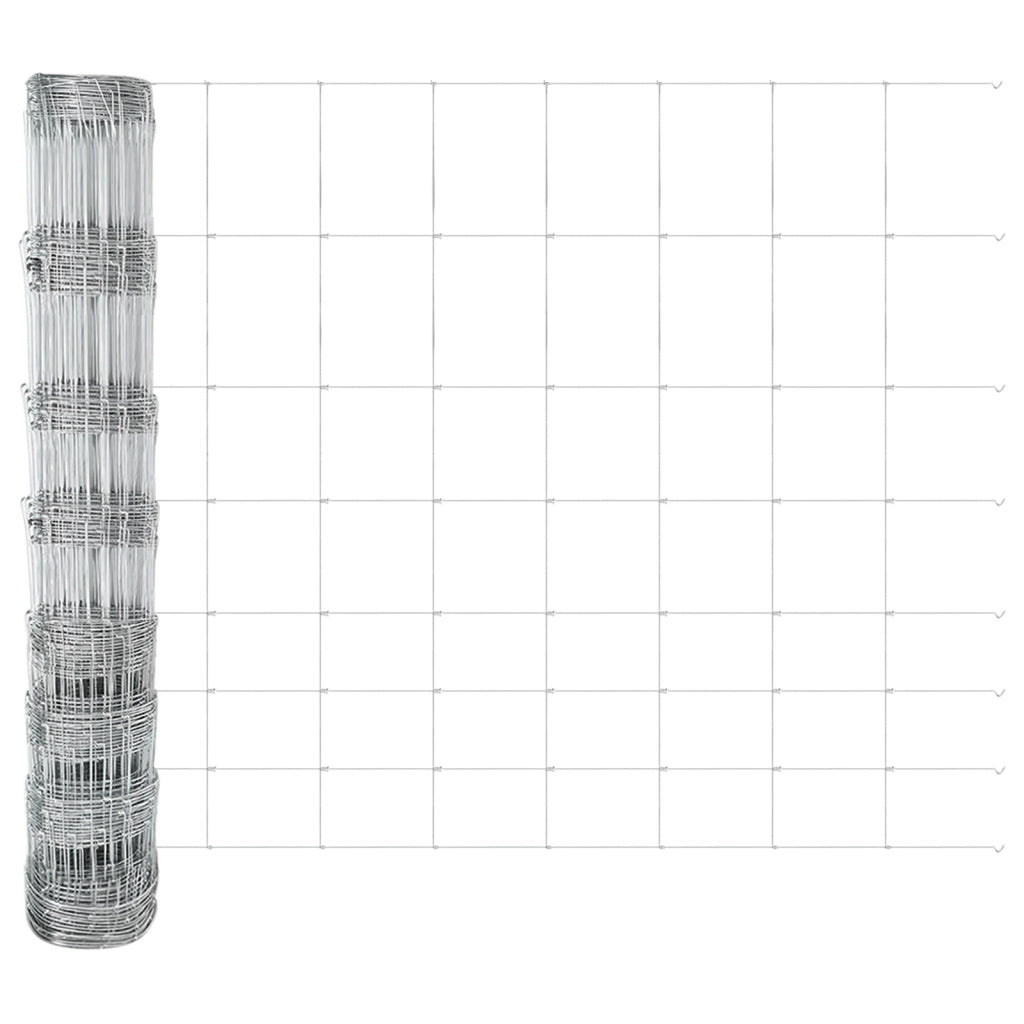 Pali per Recinzione  22 pcs U-Channel 100 cm Acciaio Galvanizzato
